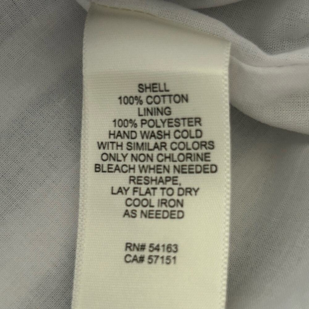 Eliza J Striped Mandarin Collar Sleeveless Shift Dress in Blue White coastal s 2 - Picture 8 of 9